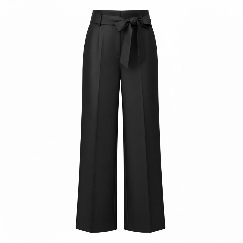 COS Pants Dress Straight Leg With Faux Wrap Bow NEW $115 Size 4